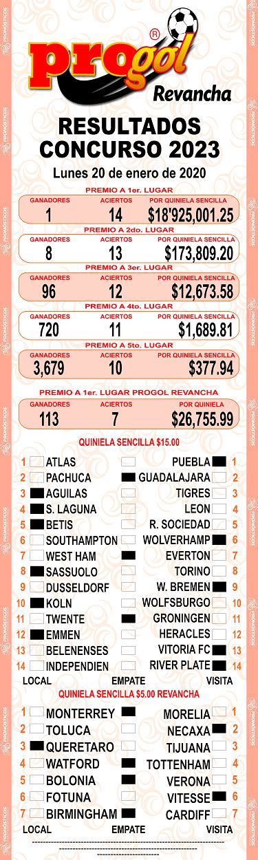 posibles resultados progol.